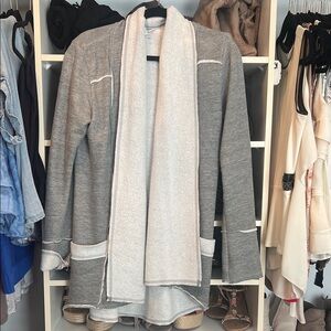 Hard Tail Gray and Cream Blazer